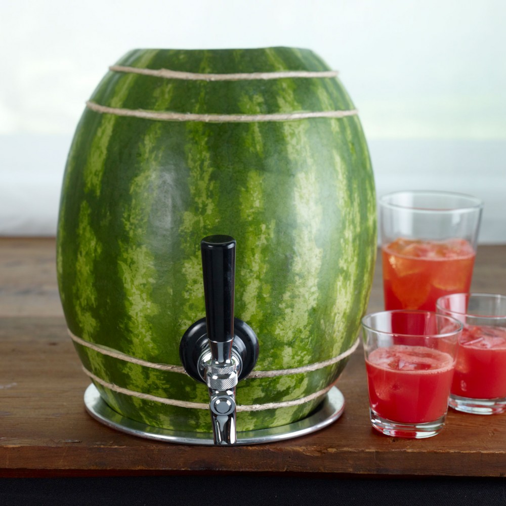 Watermelon Keg Carving