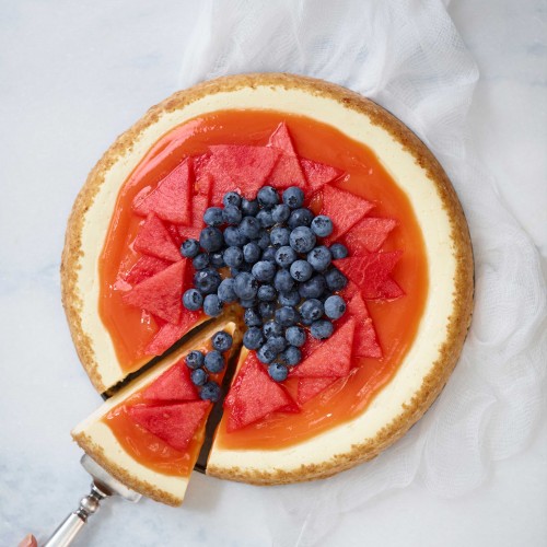 Watermelon and Blueberry Cheesecake