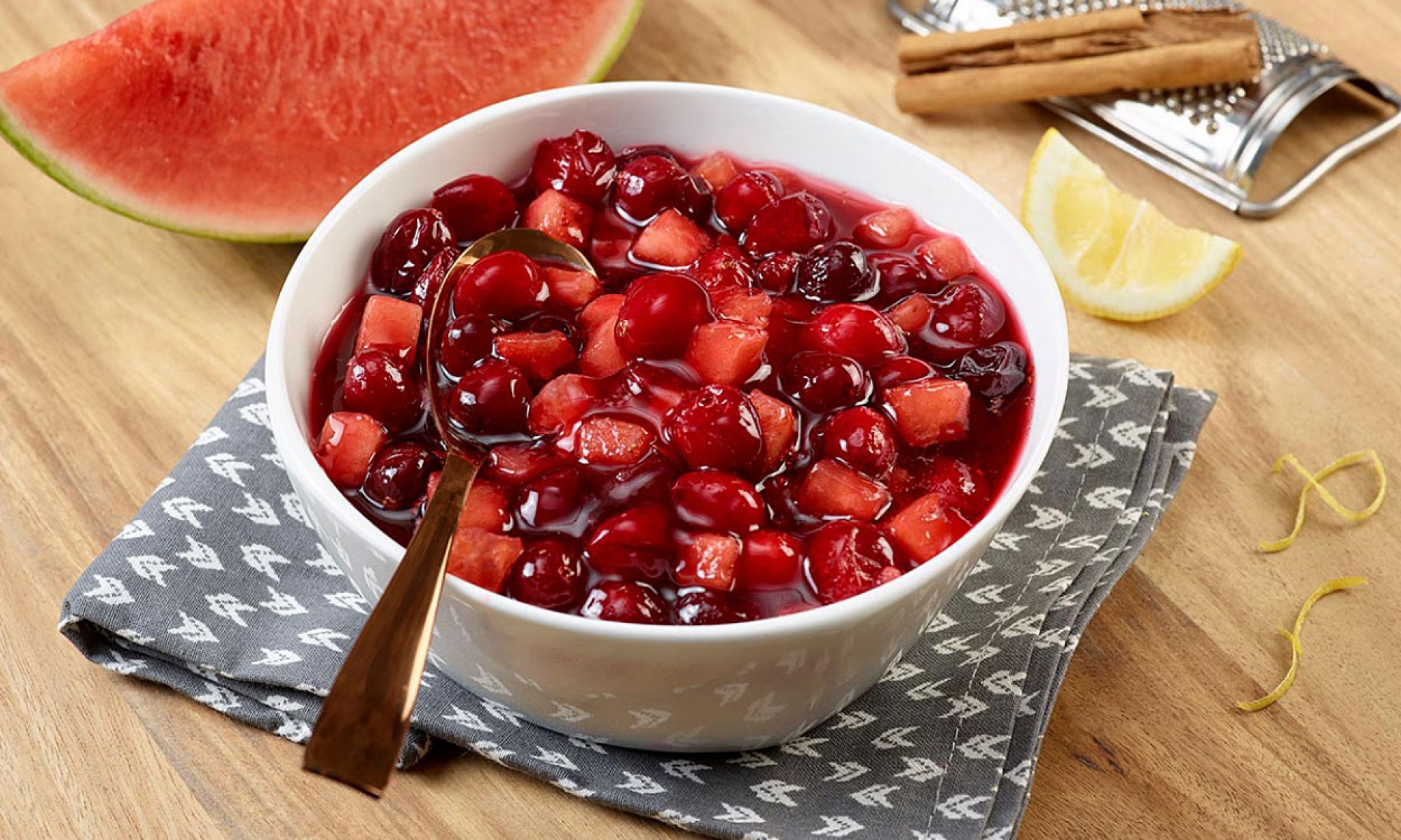 Watermelon Cranberry Sauce