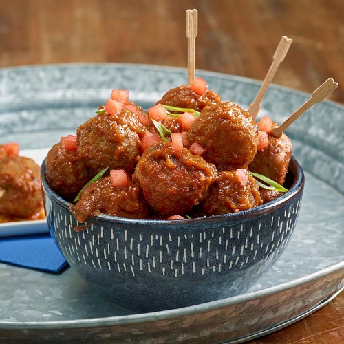 Watermelon Glazed Meatballs