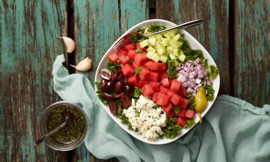 Watermelon Greek Salad