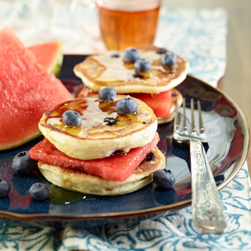 Watermelon Pancake Sandwiches