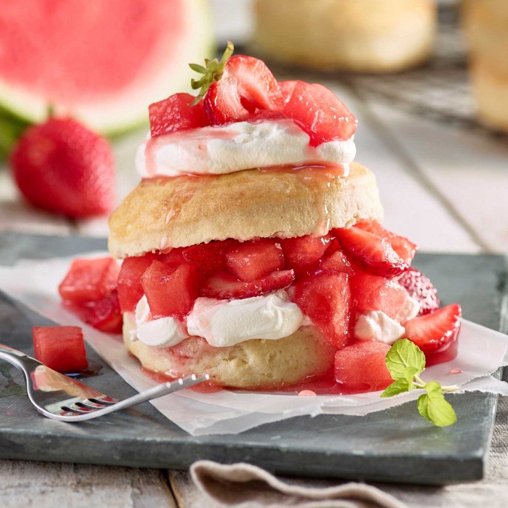 Strawberry-Watermelon Shortcake