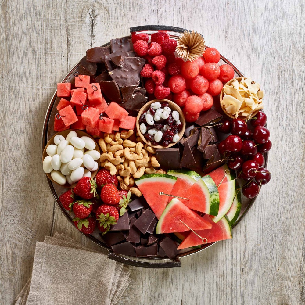 Watermelon and Chocolate Dessert Board