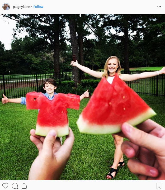 Watermelon dress by paigeylaine on Instagram