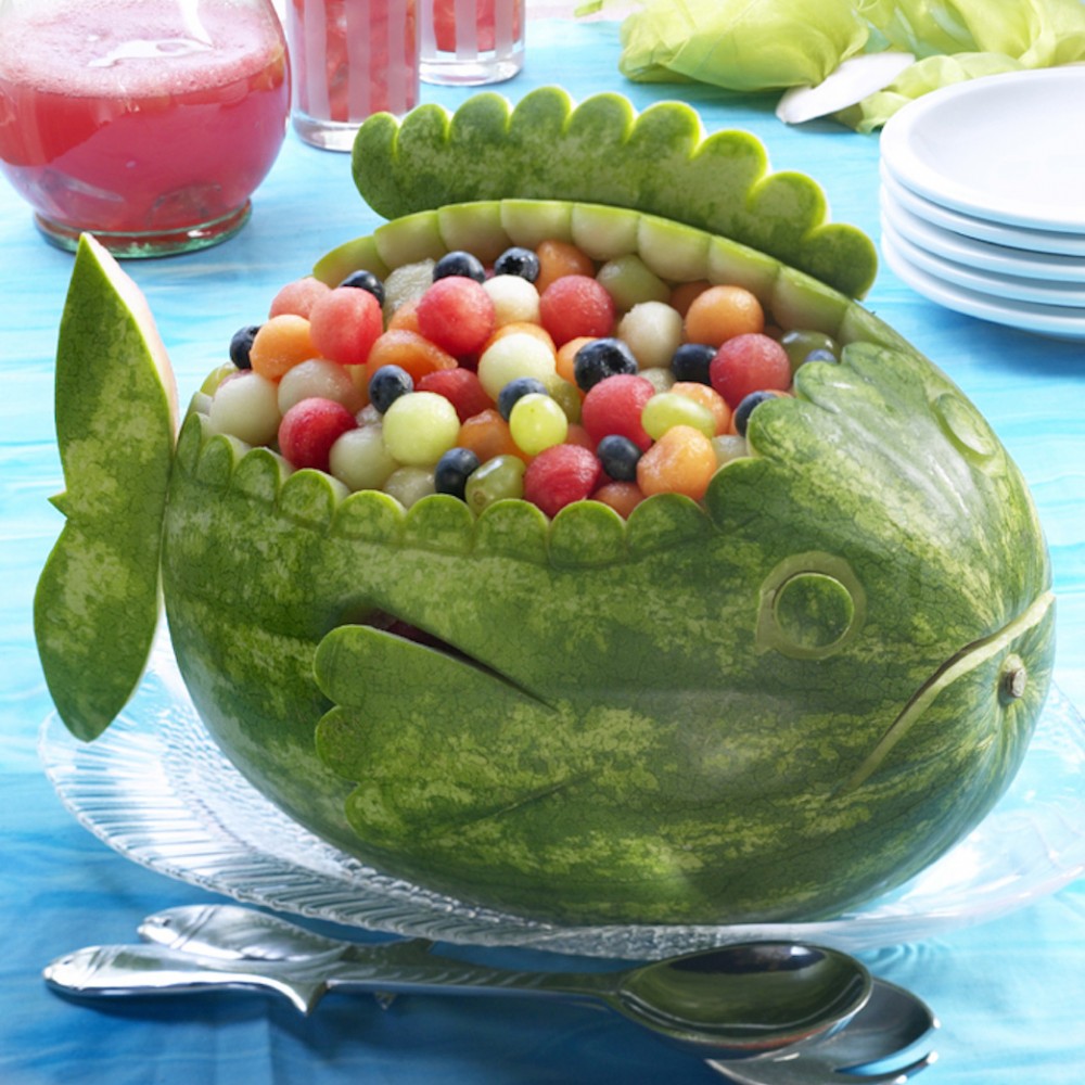 Fish Watermelon Carving