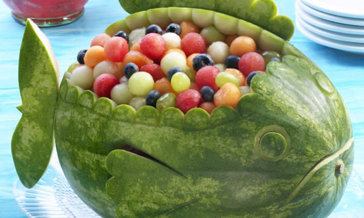 Fish Watermelon Carving