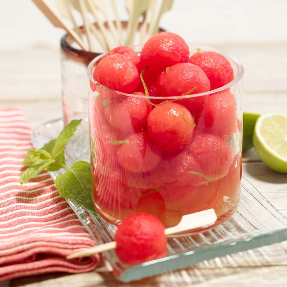 Spiked Watermelon Balls Watermelon Recipe