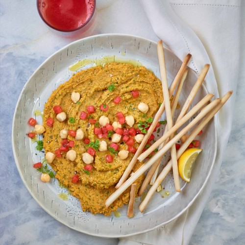 Spicy Watermelon Hummus