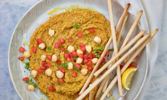 Spicy Watermelon Hummus