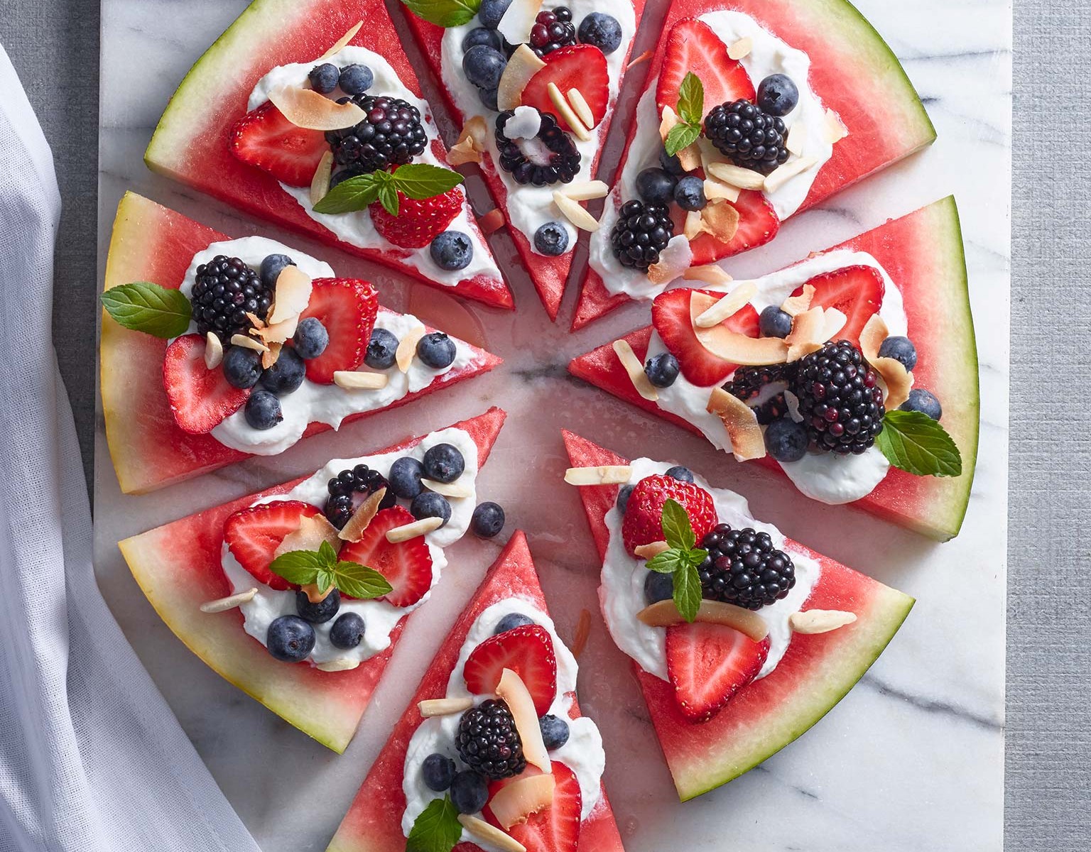 Sweet Watermelon Pizza