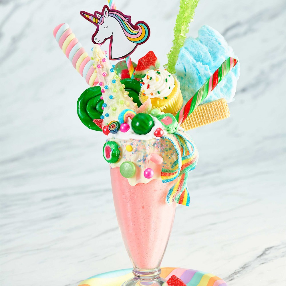 Unicorn Watermelon Milkshake