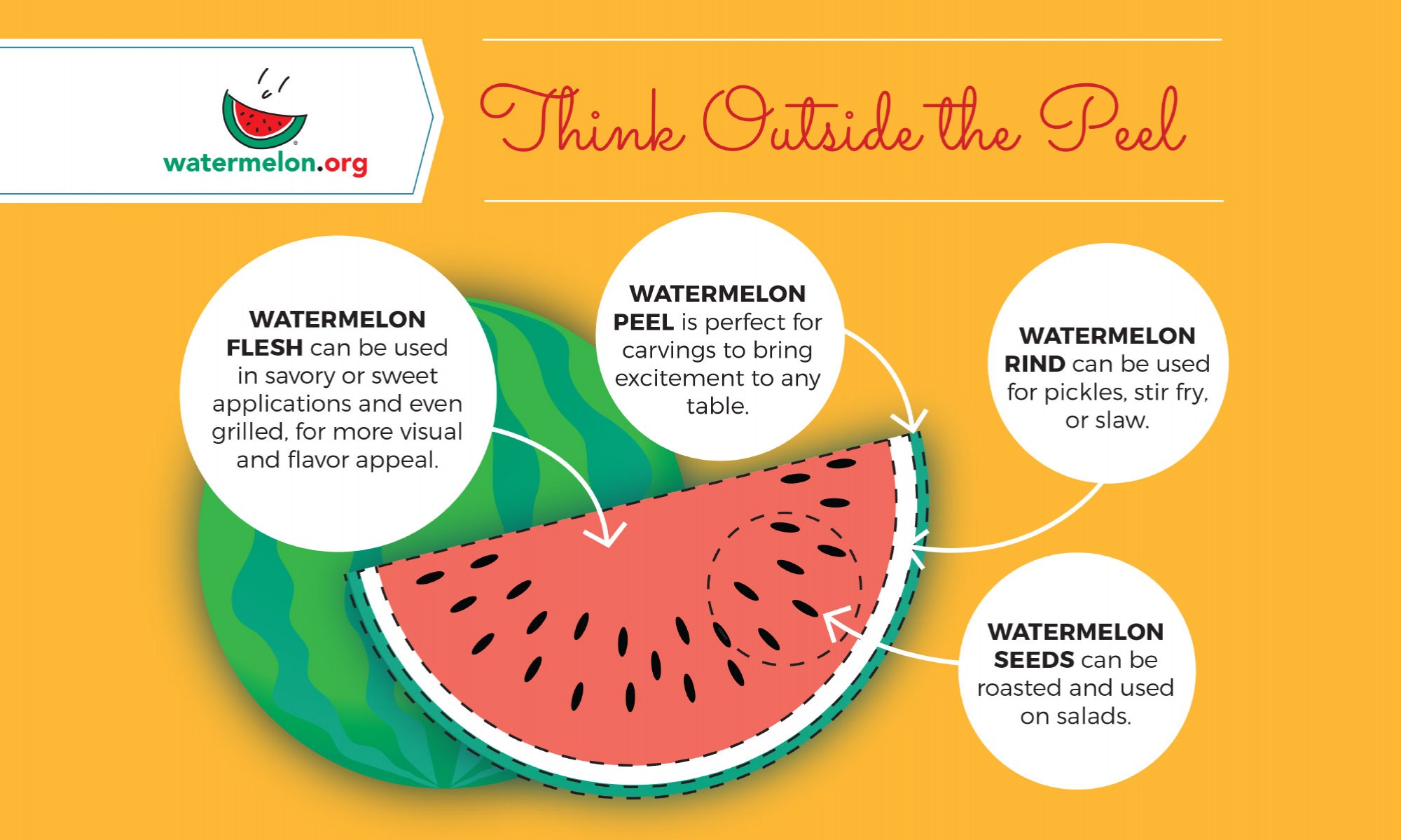 use the whole watermelon card