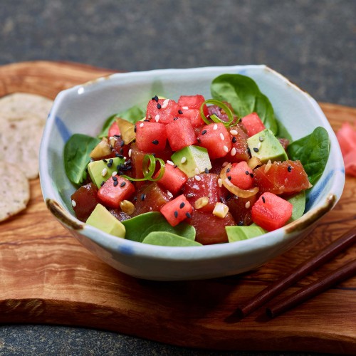 Watermelon Poke Bowl