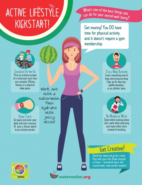 One-sheet - Active Lifestyle Kickstart! with idea to keep active