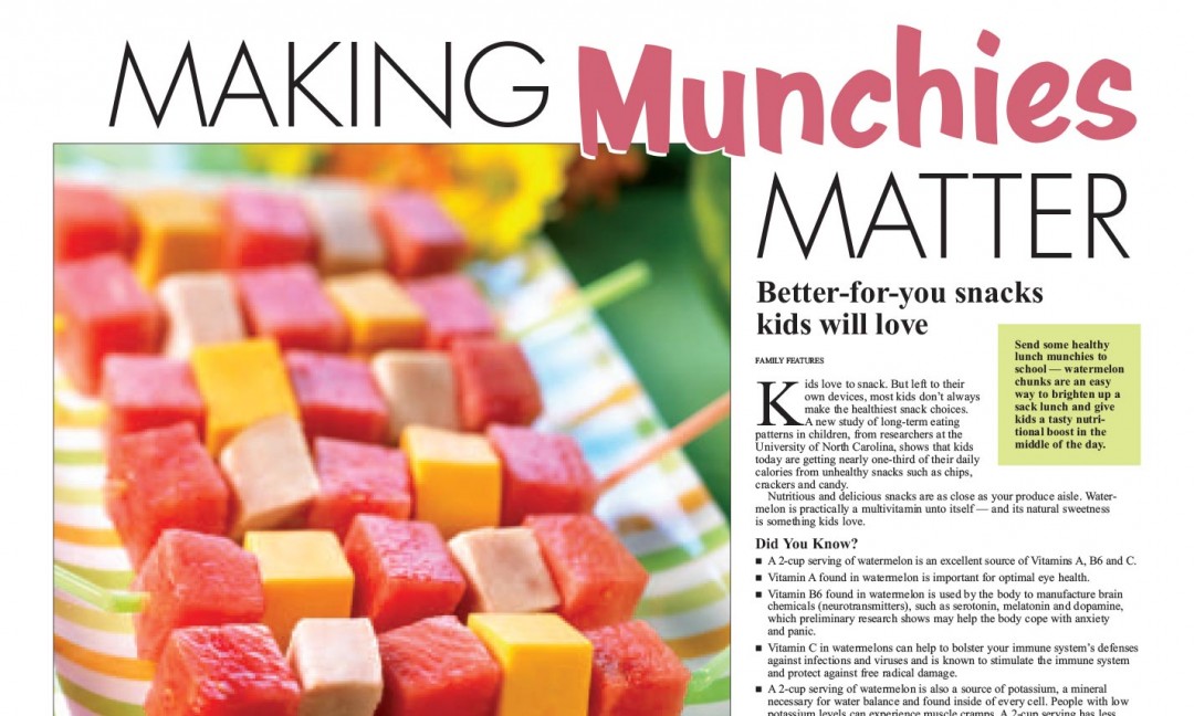 Layout - Making Munchies Matter with recipes and images
