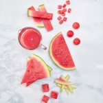 Watermelon cuts, juice, including rind