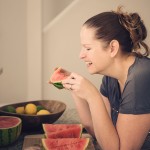 chrissy-carrol-wm-slice-2-sideview - watermelon wedges with girl eating watermelon