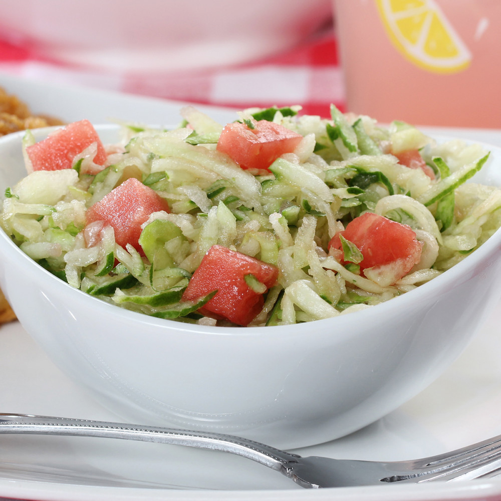 Shredded Watermelon Rind Cole Slaw