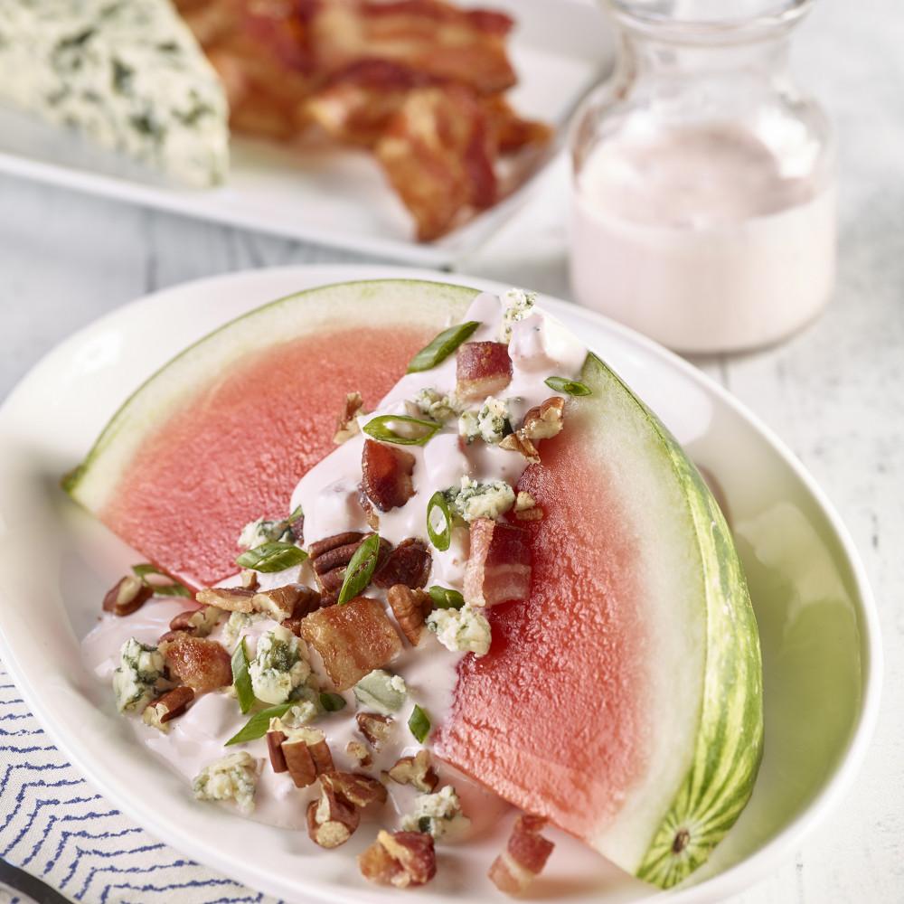 Watermelon wedge steakhouse salad picture