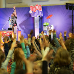 Jump with Jill Live show, stage shown