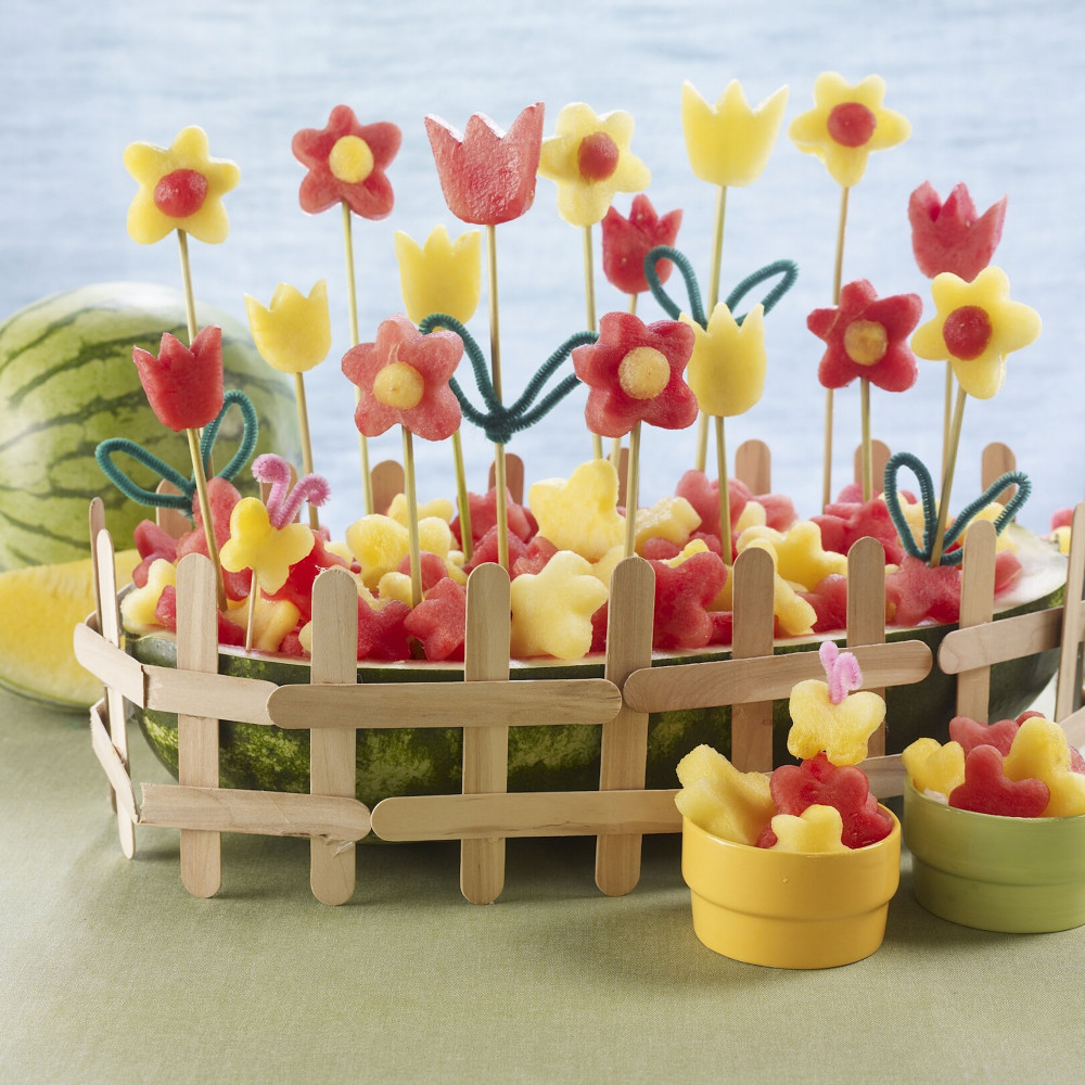 Flowering Garden Watermelon Carving