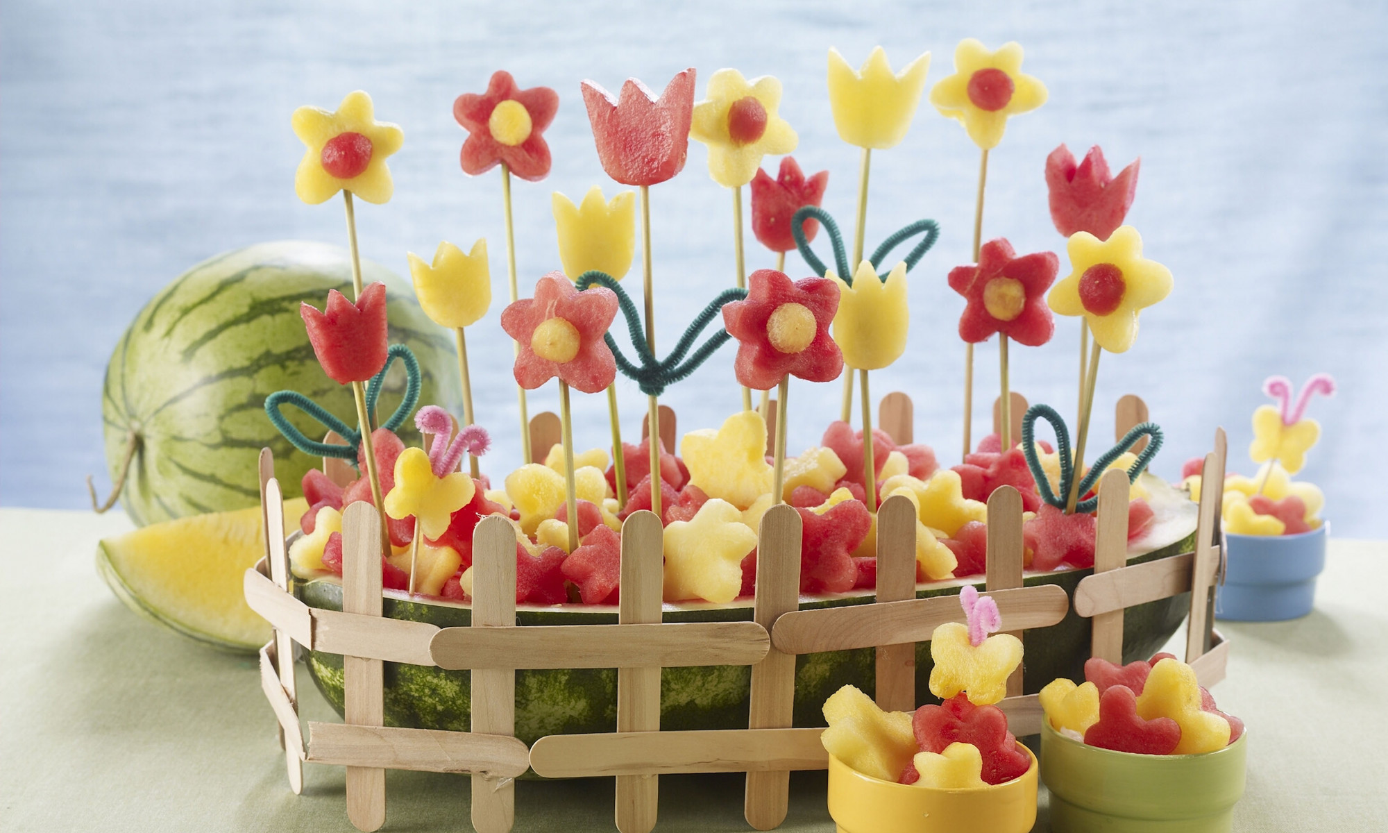 Flowering Garden Watermelon Carving