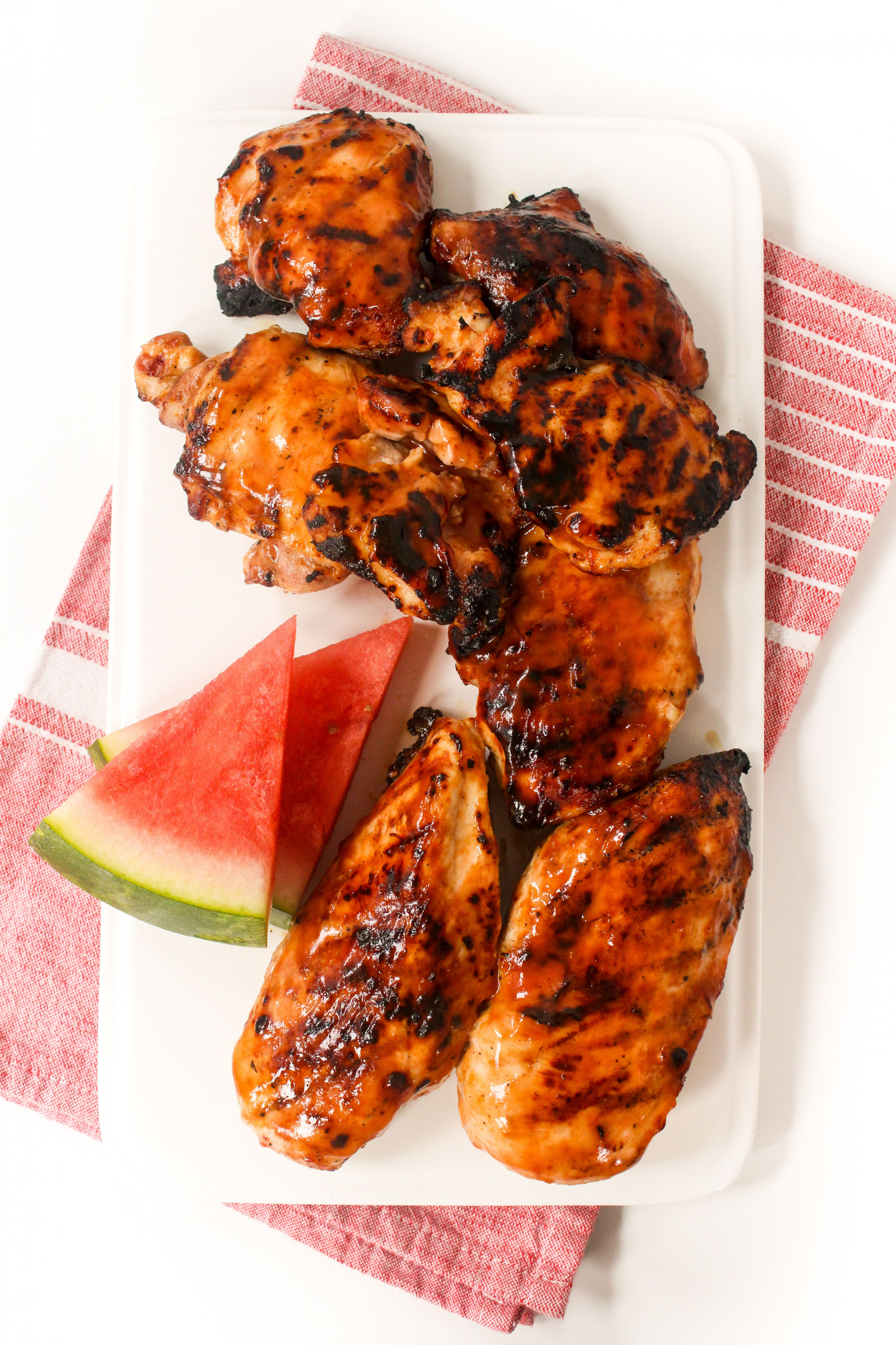 Watermelon Chicken With Balsamic Glaze Watermelon Board