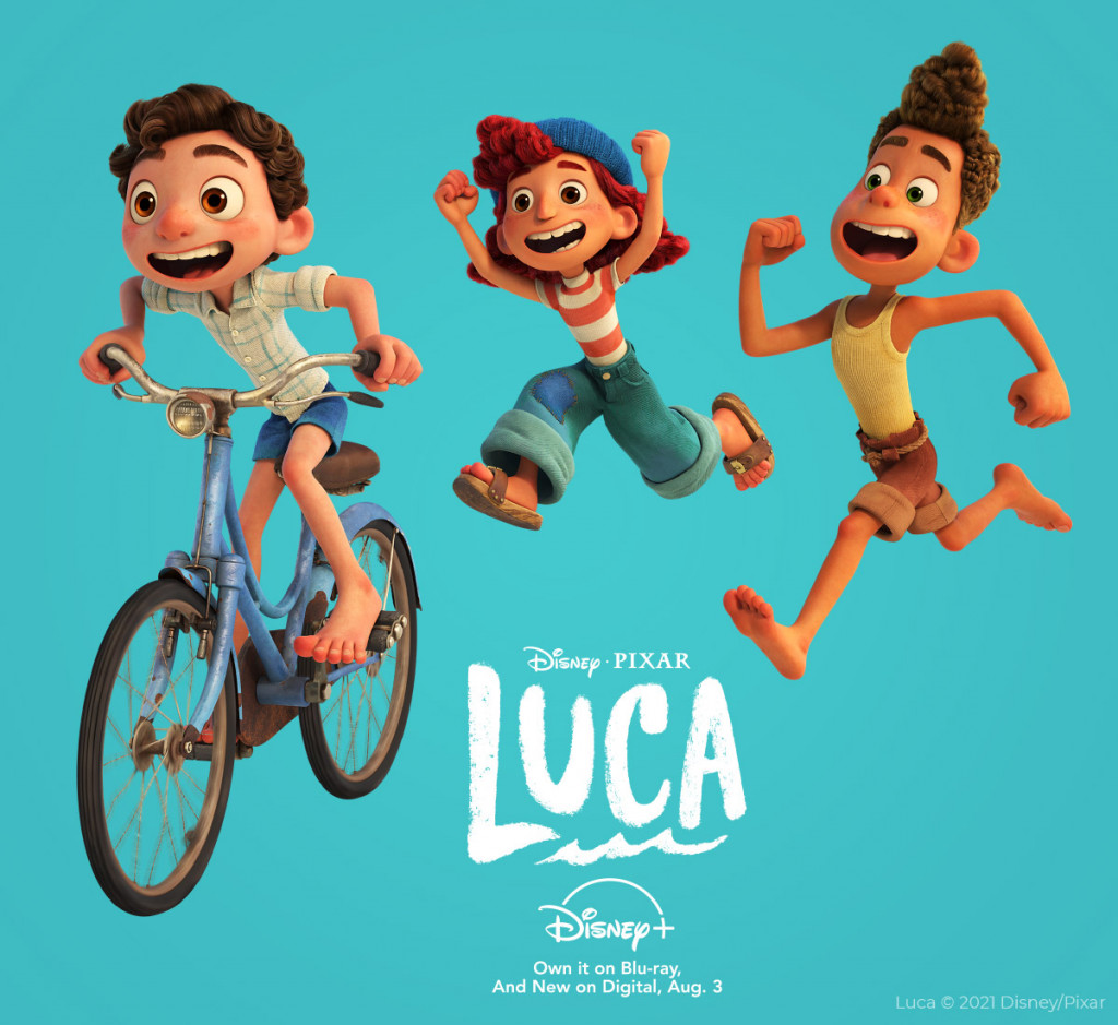 Disney Pixar Luca Original Movie Own It on Blu-ray, and new on digital, August 3rd