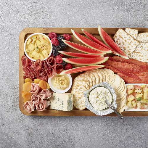 Watermelon Charcuterie Board with Pickles