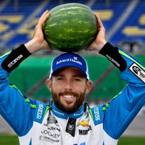 Ross Chastain with watermelon