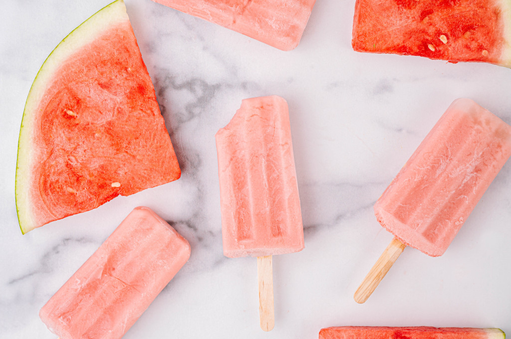 Watermelon Yogurt Popsicles - Watermelon Board