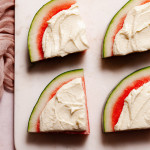 Watermelon with whipped feta