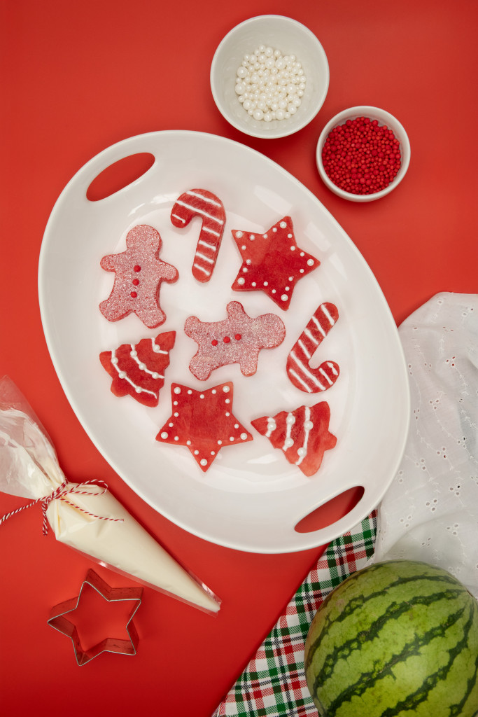 Holiday Watermelon Cutouts - Watermelon Board